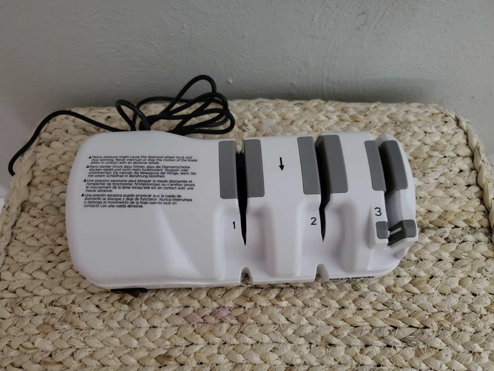 SHARPAL 198H Electric Knife Sharpener 3 Stage with Diamond Wheels customer photo 2