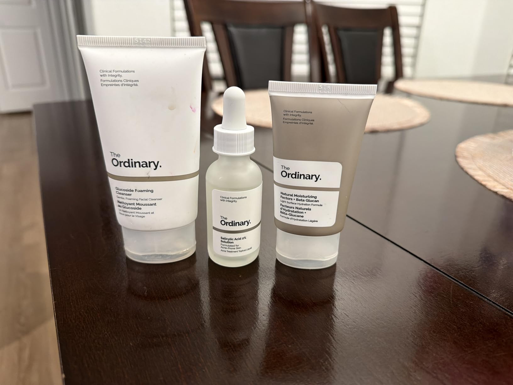 The Ordinary The Acne Set, 3-Step Skin Regimen with Glucoside Foaming Cleanser, Salicylic Acid 2% Solution, and Natural Moisturizing Factors + Beta Glucan | Skin Care Set customer photo 1