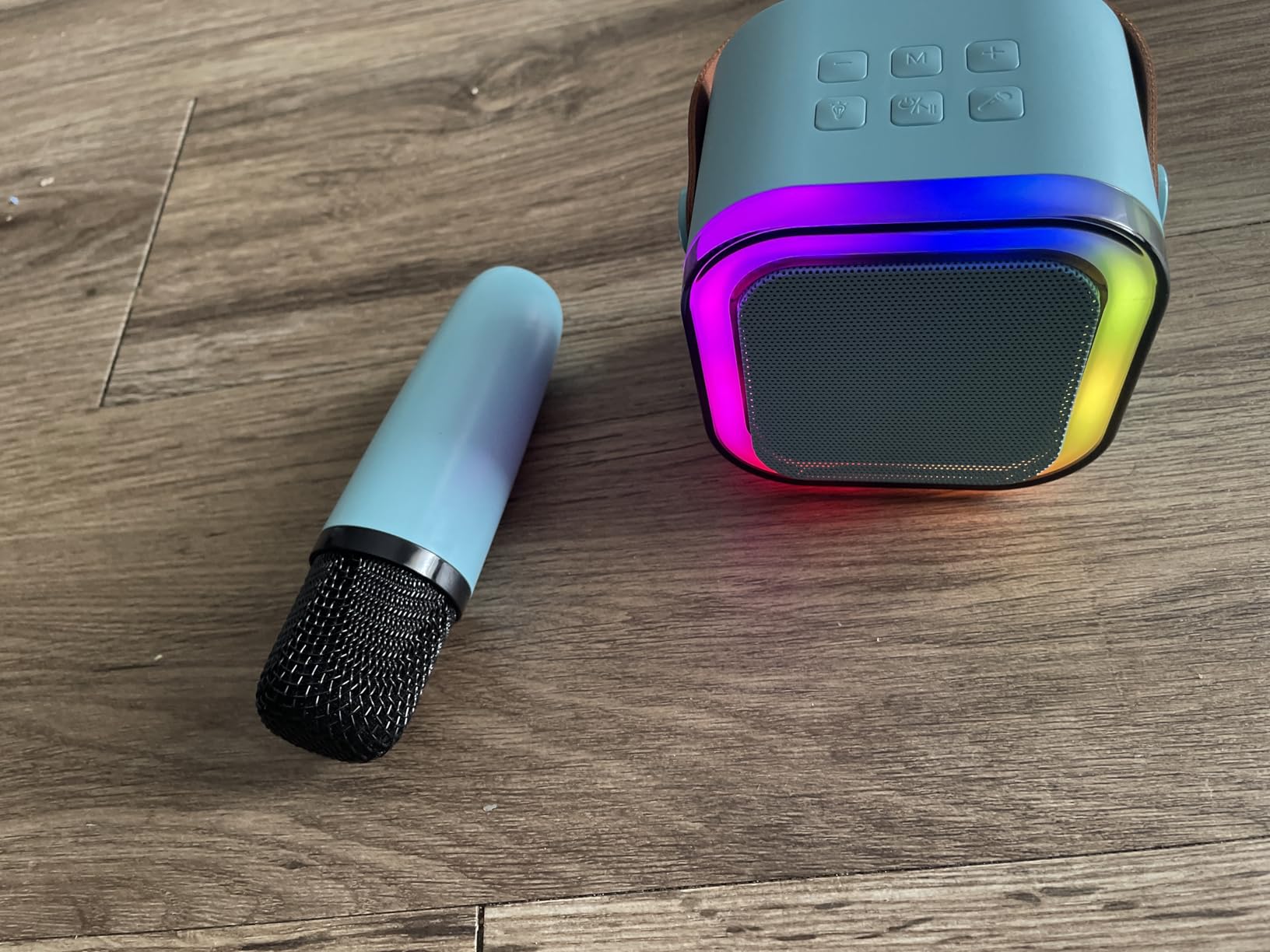 IROO Mini Karaoke Machine for Kids, Birthday Gifts Toys for Girls Ages 3-12 customer photo 1