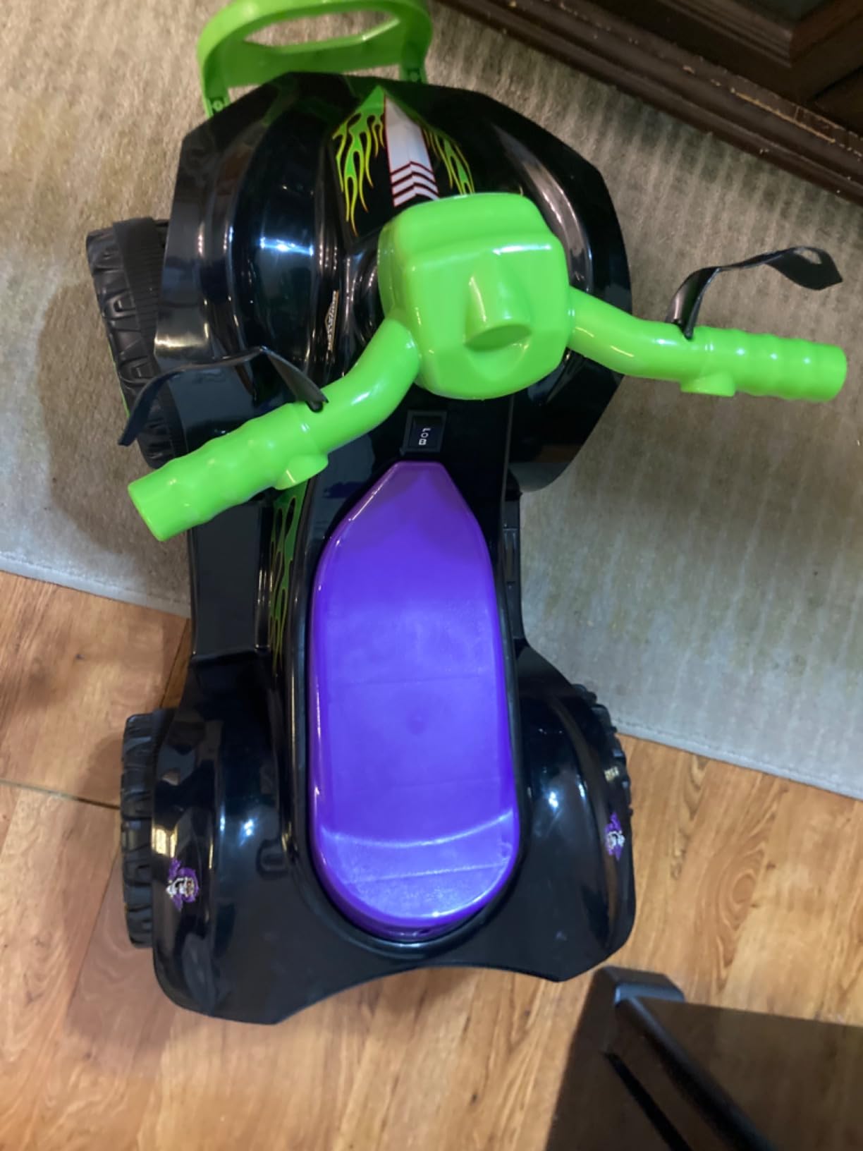 Monster Jam 6V ATV Quad for Kids - Powerful and Safe Ride-On Toy with Rechargeable Battery - Forward and Reverse Driving - Max Weight Capacity of 55 LBS - Ages 2-3 Years customer photo 1