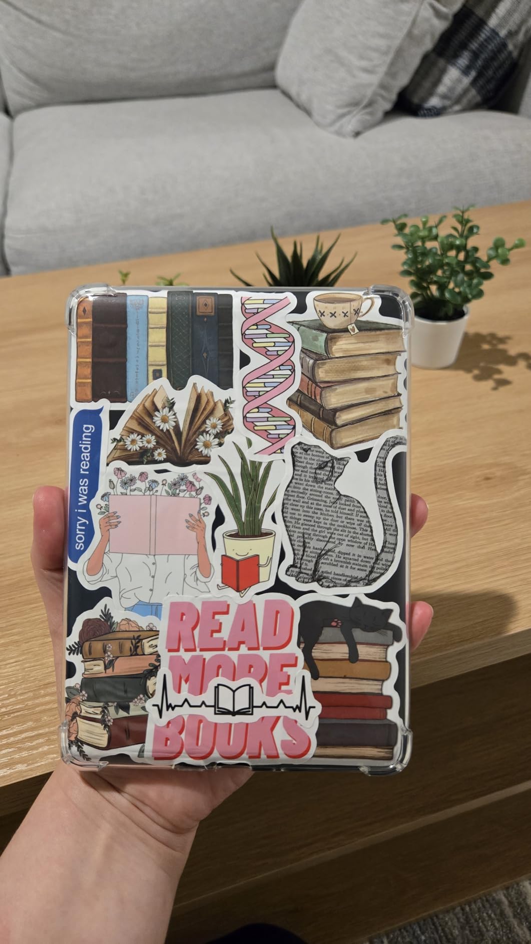 Joyppy 52 PCS Book Stickers for Kindle, Bookish Reading Kindle Stickers Pack for Books, Water Bottles, Laptops, Book Lover Sticker Accessories Gifts for Kids Teens Adults customer photo 1