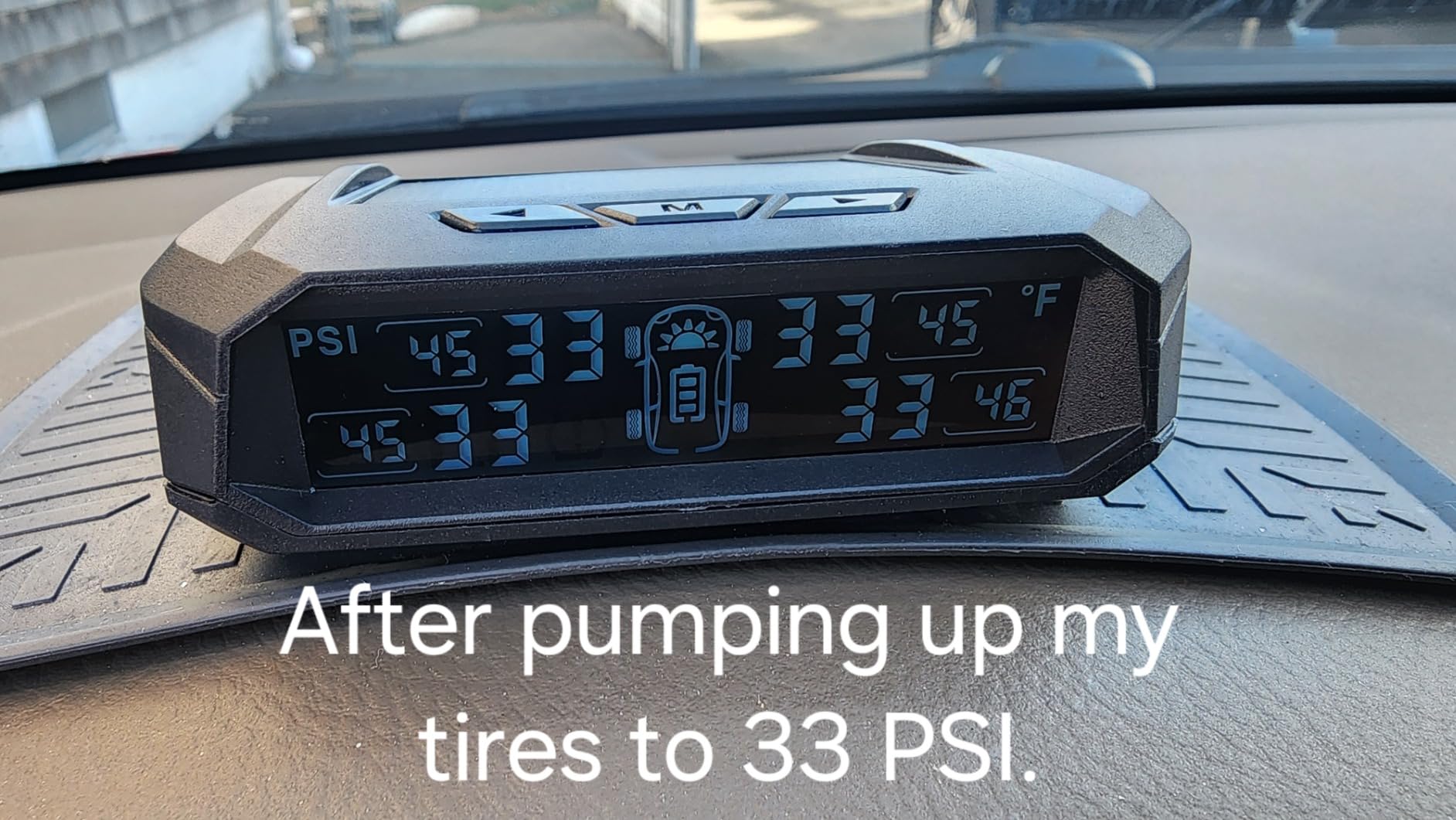 Masoll RV Tire Pressure Monitoring System,TPMS with 4 Tire Pressure Sensors customer photo 2