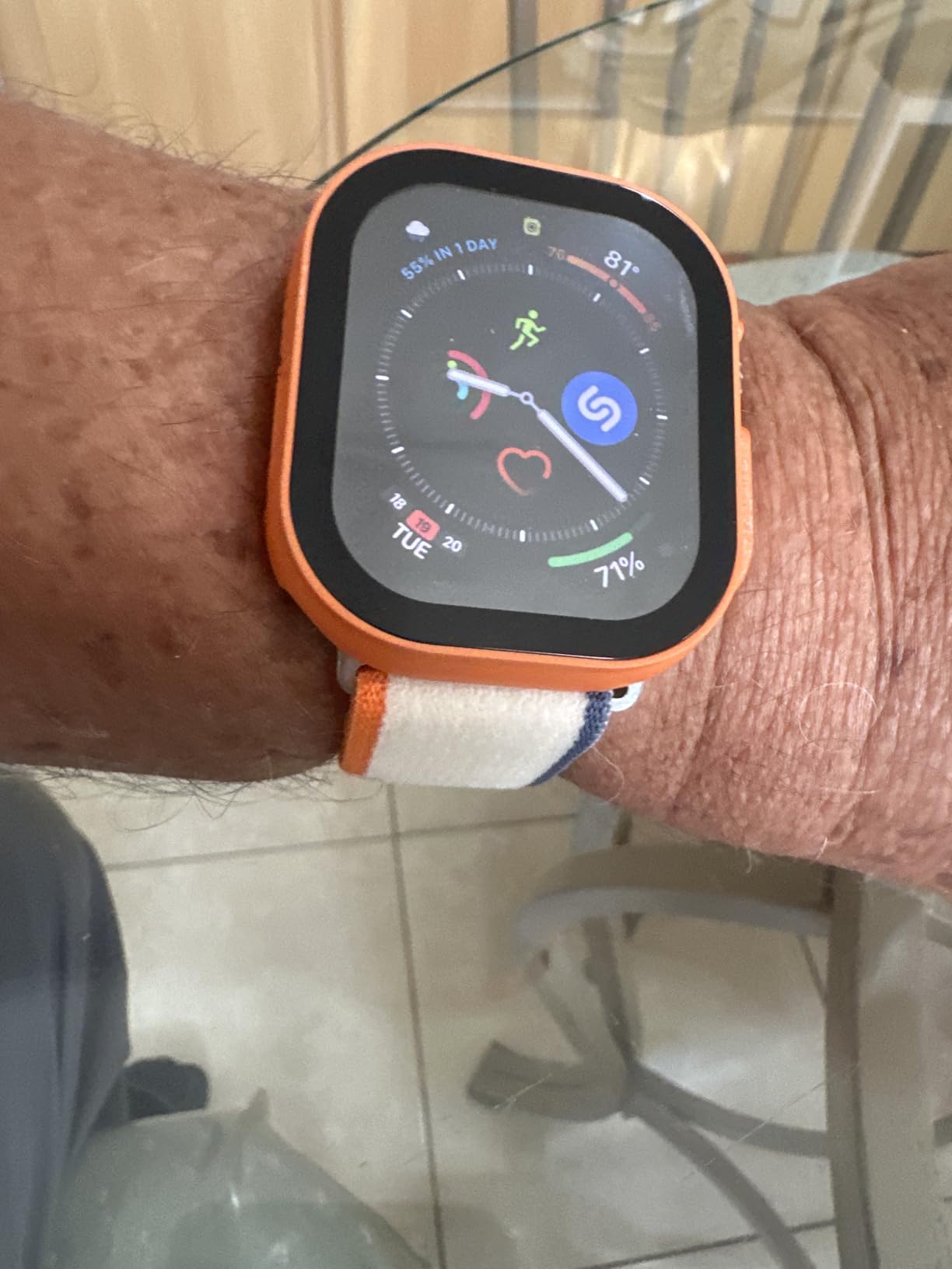 Apple Watch Ultra 2 [GPS + Cellular 49mm] Smartwatch with Rugged Titanium Case & Indigo Alpine Loop Medium. Fitness Tracker, Precision GPS, Action Button, Extra-Long Battery Life customer photo 1