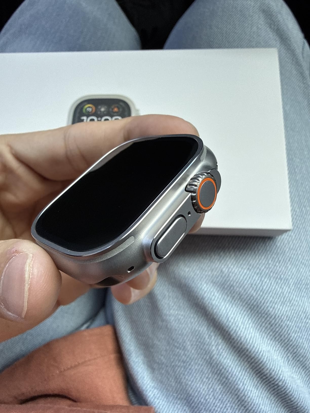 Apple Watch Ultra 2 [GPS + Cellular 49mm] Smartwatch with Rugged Titanium Case & Indigo Alpine Loop Medium. Fitness Tracker, Precision GPS, Action Button, Extra-Long Battery Life customer photo 2