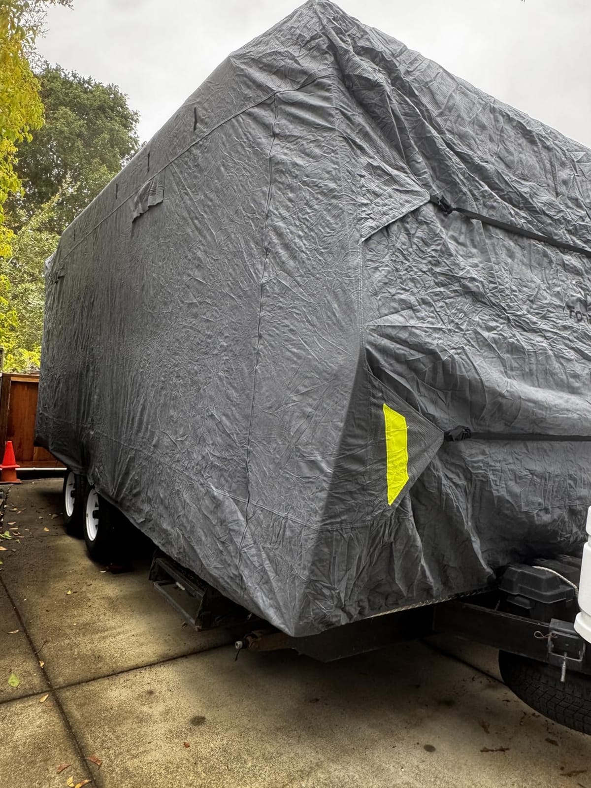Fonzier 5th Wheel RV Cover, 9 Layers Heavy Duty Camper Cover, 34-37FT customer photo 1