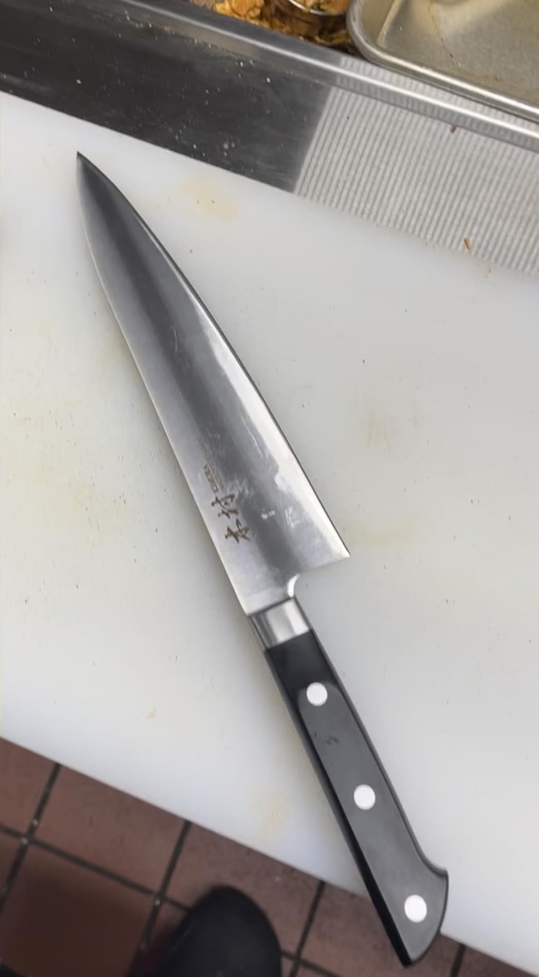 Kimura Nakiri Knife, [Made in Japan], 6.5 inch Professional Chef Knife, Ultra Sharp High Carbon Molybdenum Stainless Steel Kitchen Knives, Chefs Knife with Ergonomic Handle - Japanese Chef's Knife customer photo 1
