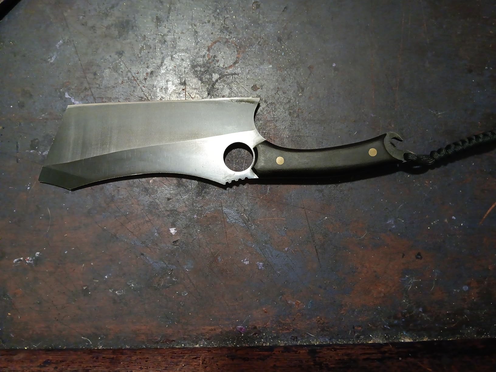 Dream Reach Meat Cleaver, High Carbon Steel Bone Cleaver Hand Forged customer photo 1