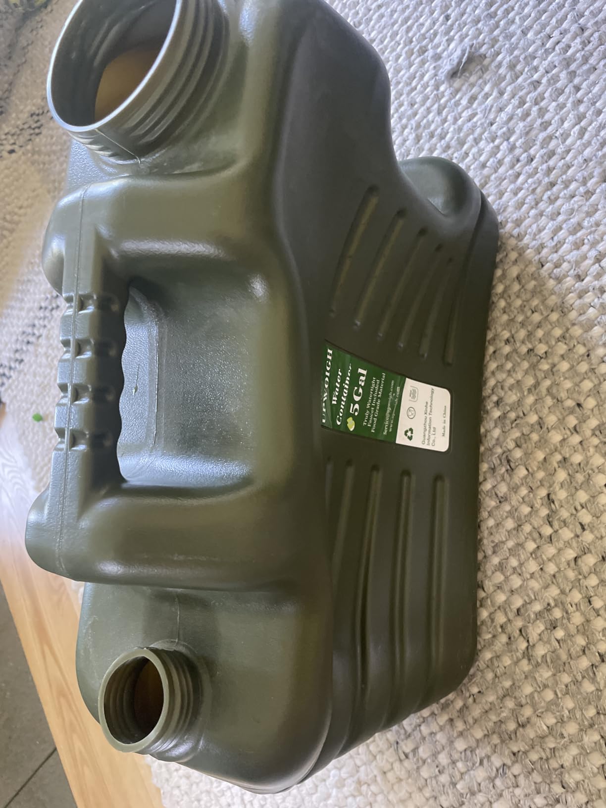 UPWOIGH 5 Gallon Water Jug with Rechargeable Touch Pump customer photo 1