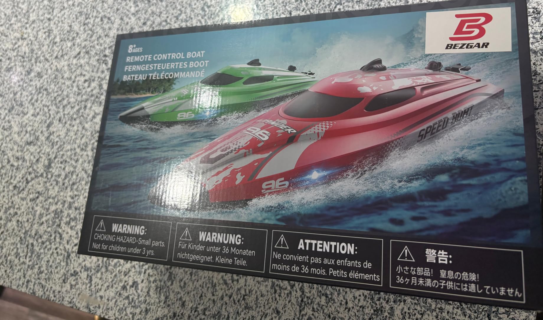 BEZGAR RC Boat TX126-12 Inch Remote Control Boat for Lakes and Pools customer photo 2