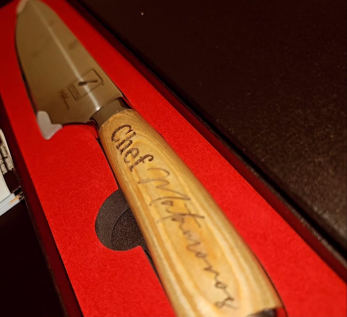 imarku Nakiri Knife 7 Inch, Japanese High Carbon Stainless Steel Chopper customer photo 1
