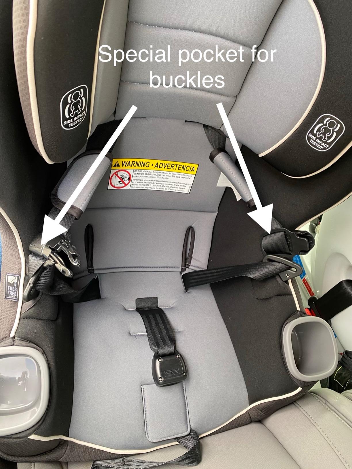 Graco Extend2Fit 2-in-1 Convertible Car Seat, Gotham customer photo 2