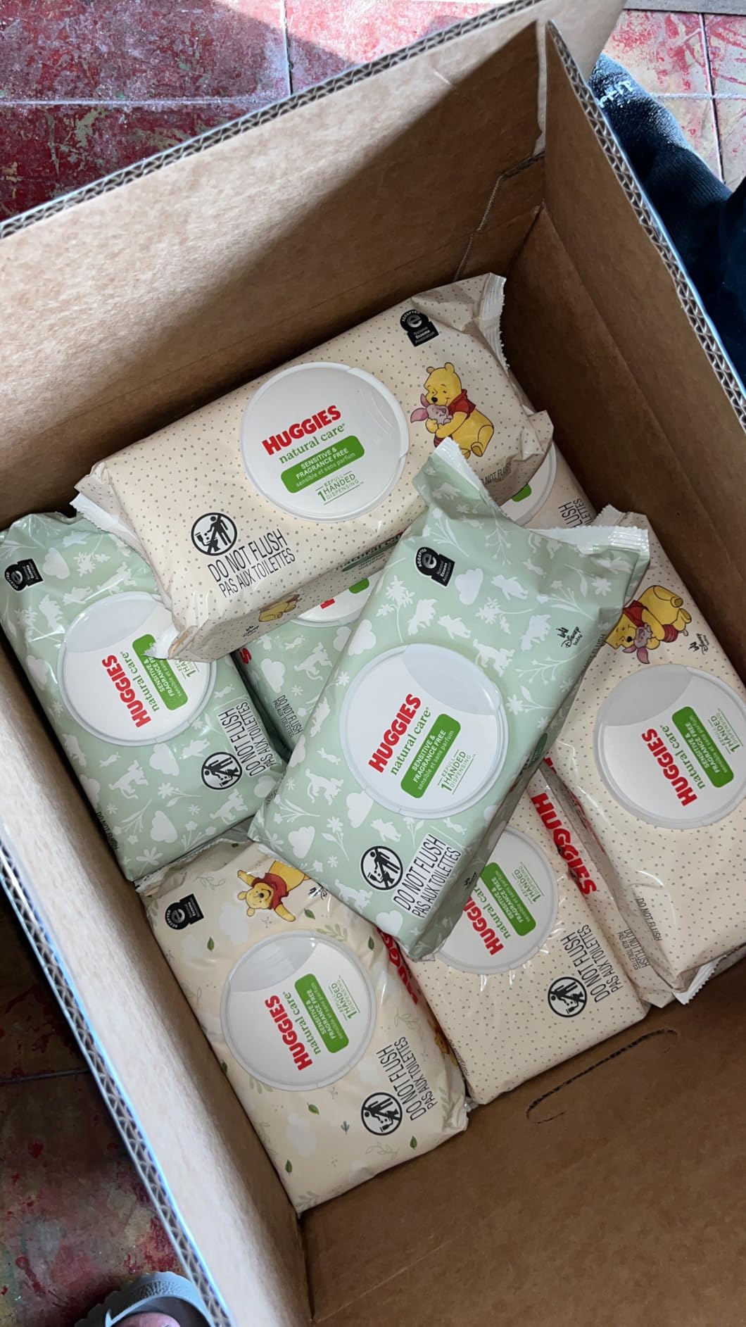 Huggies Natural Care Sensitive Baby Wipes, Unscented, 24 Packs, 1344 Wipes customer photo 1