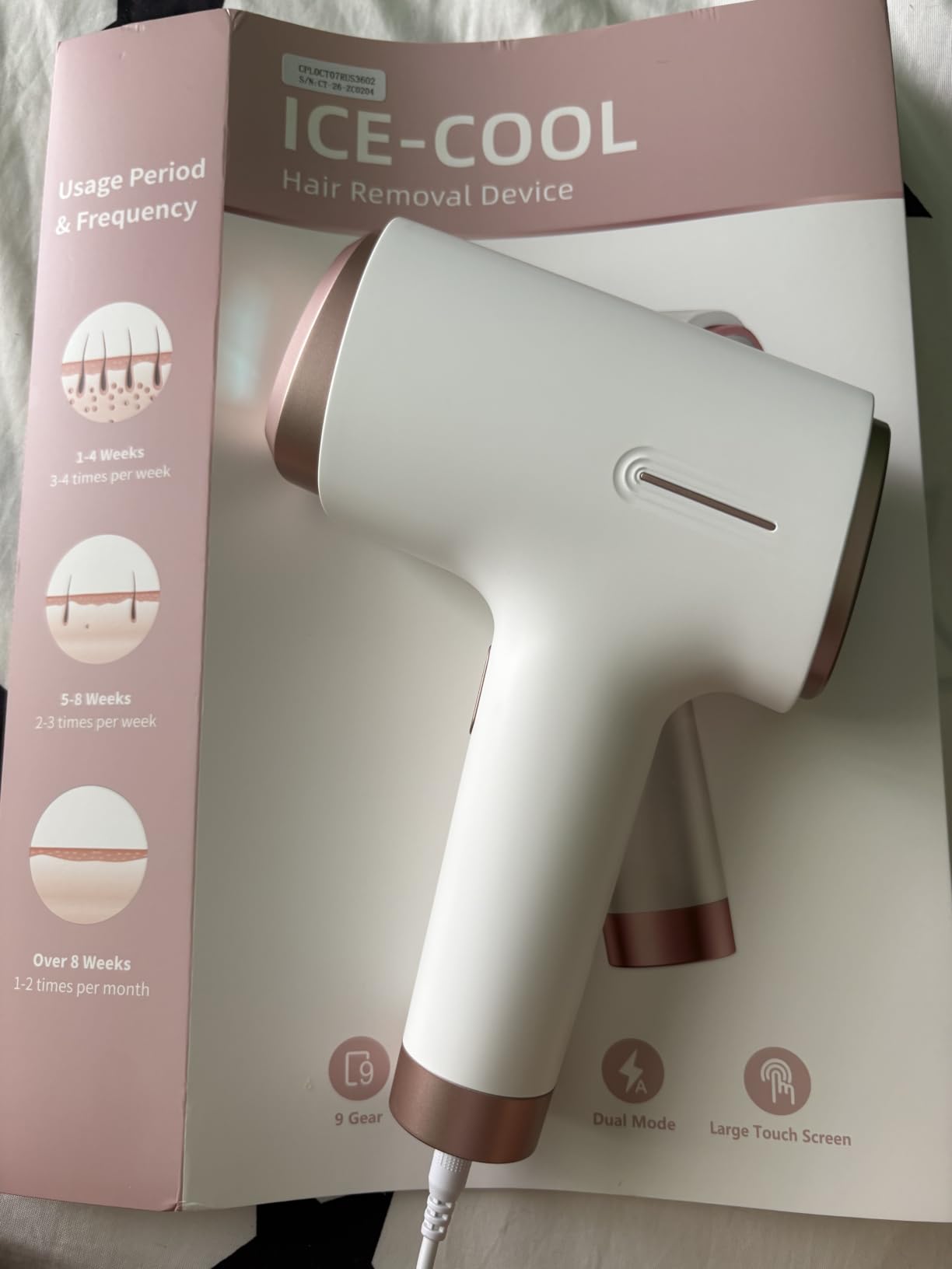 Ubroo IPL Laser Hair Removal Device, 2026 Home Cooling IPL, Gift for Women customer photo 2