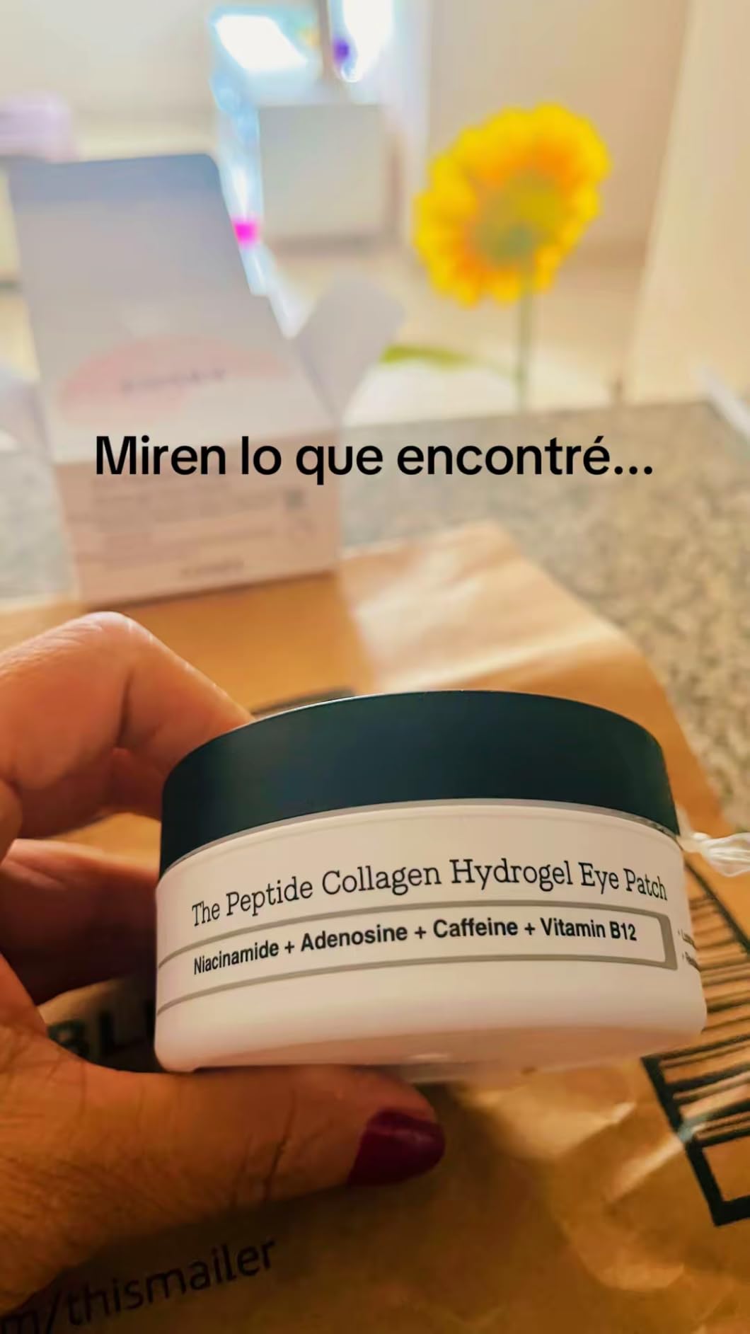 COSRX Pink Peptides Collagen Hydrogel Eye Patch for Puffy Eyes (60) customer photo 1