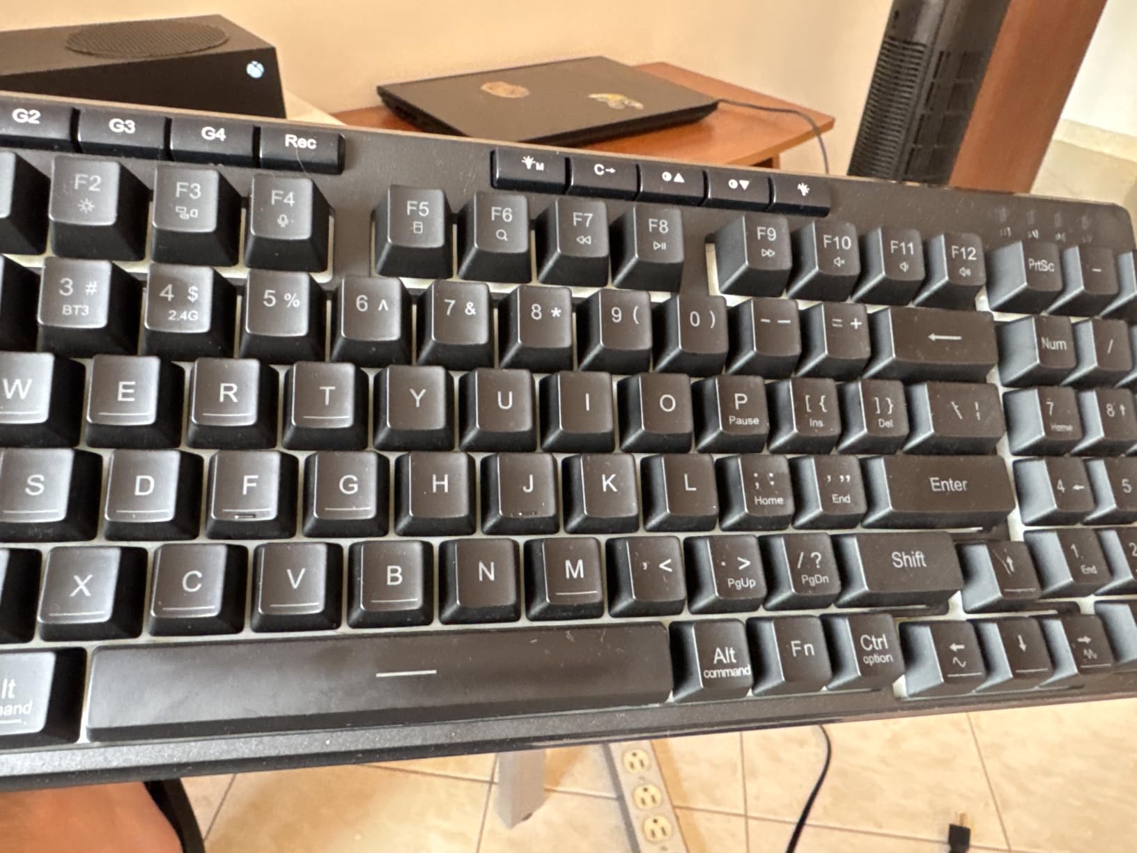 Redragon K517 Pro Wireless Gaming Keyboard, RGB Backlit, Tri-Mode BT/2.4GHz/USB-C, Mechanical Feel 94 Keys Computer Keyboard with 4 Macro Keys, Number Pad, 4000mAh Battery for Win/MAC customer photo 1