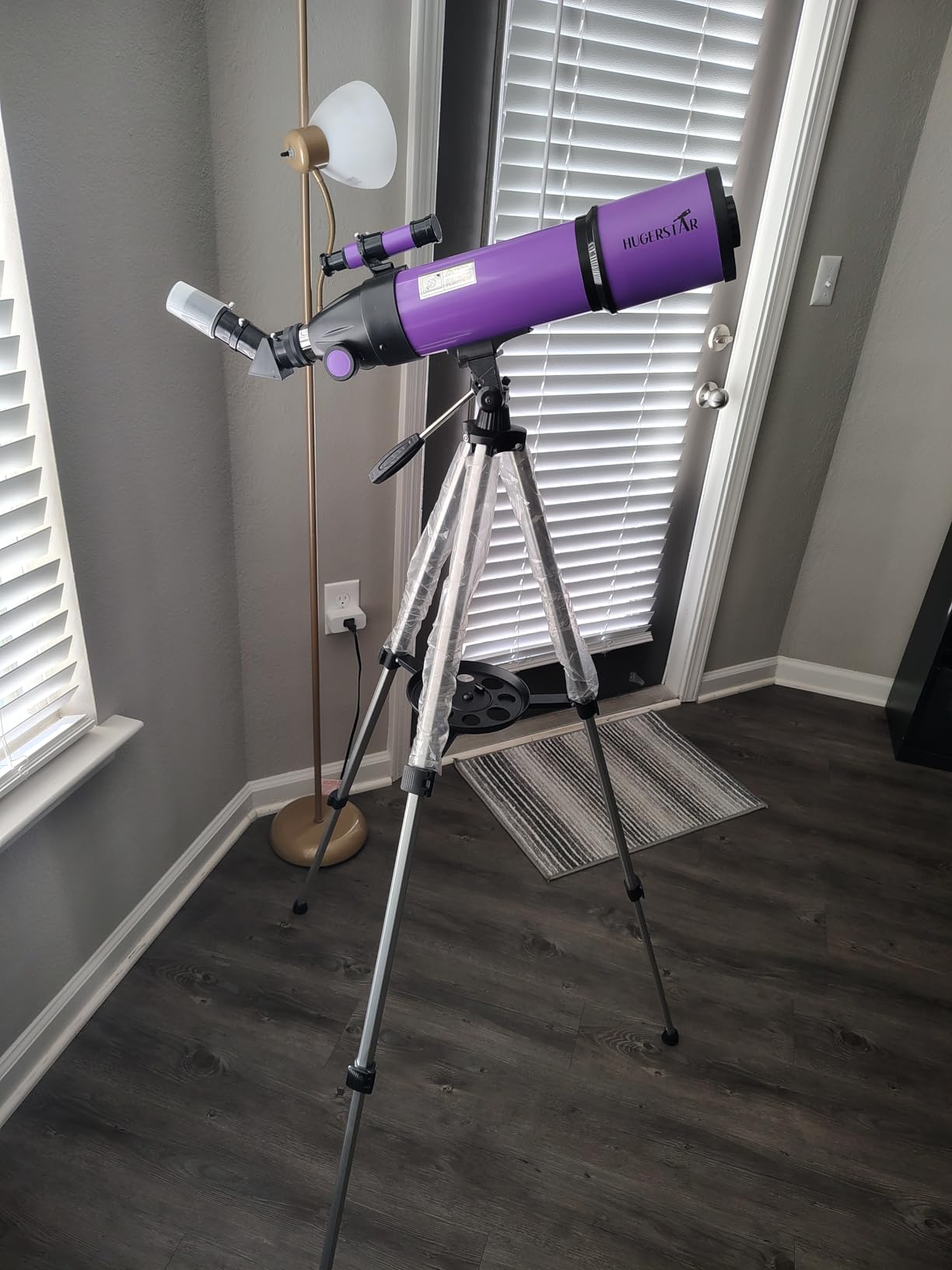 Telescope, Telescope for Adults & Kids & Astronomy Beginners, 80mm Aperture 600mm Portable Refractor Telescopes FMC Optics with AZ Mount Tripod, Phone Adapter, Moon Filter and Carrying Bag customer photo 1