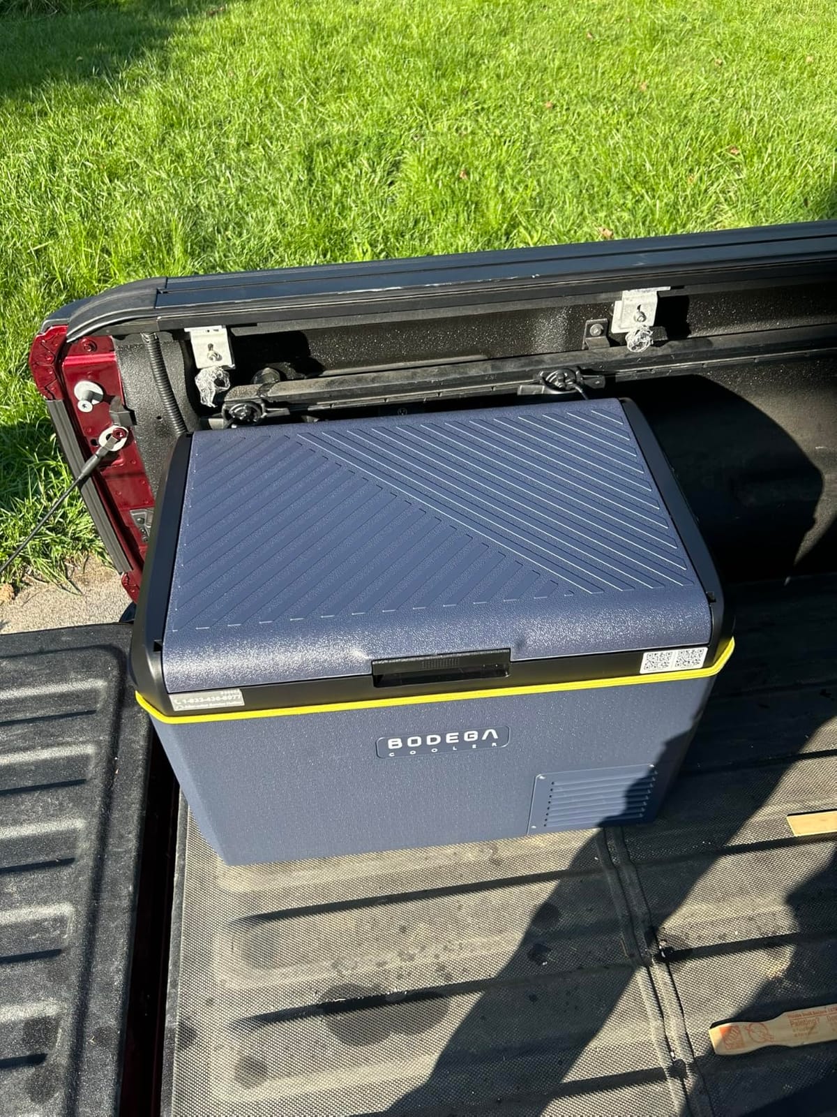 BODEGACOOLER 12 Volt Car Refrigerator, 42QT(40L) IPX4 Waterproof Electric Cooler, 31dB Ultra-Quiet Car Fridge APP Control with 12/24V DC 110-240V AC, -4℉~68℉, Portable for Truck RV Camping, Travel customer photo 2