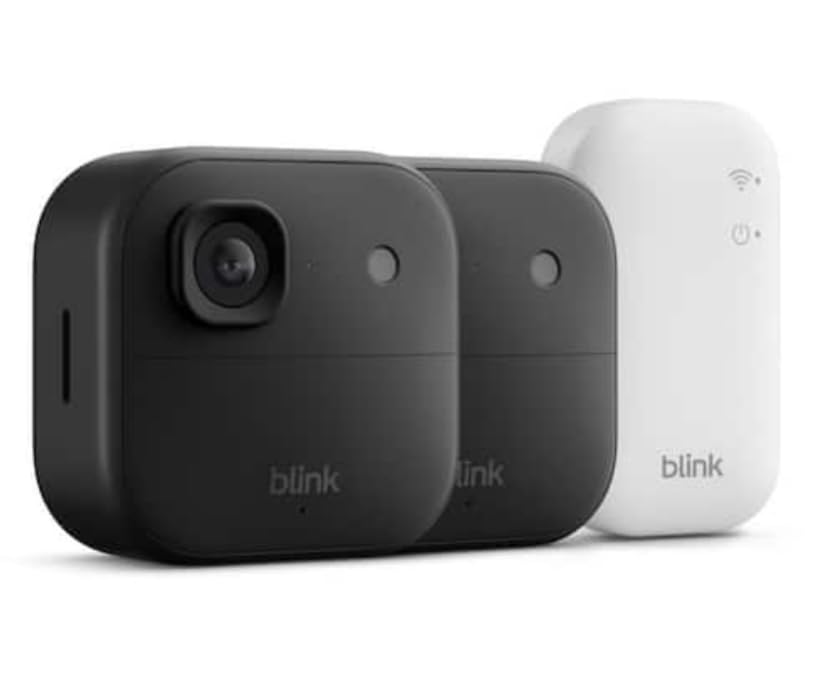 Blink Outdoor 2K+ (newest model) — Wireless smart security camera, 2K video resolution, enhanced audio, two-year battery. Required Sync Module not included — Add-On (Black) customer photo 2