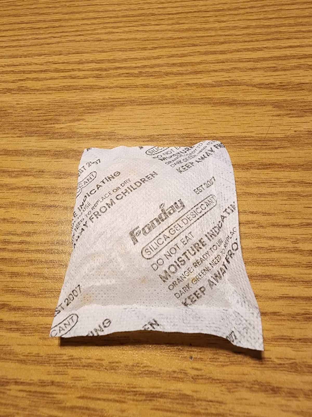500Gram 2Packets Fonday Moisture Indicating Silica Gel Desiccant Packs customer photo 2