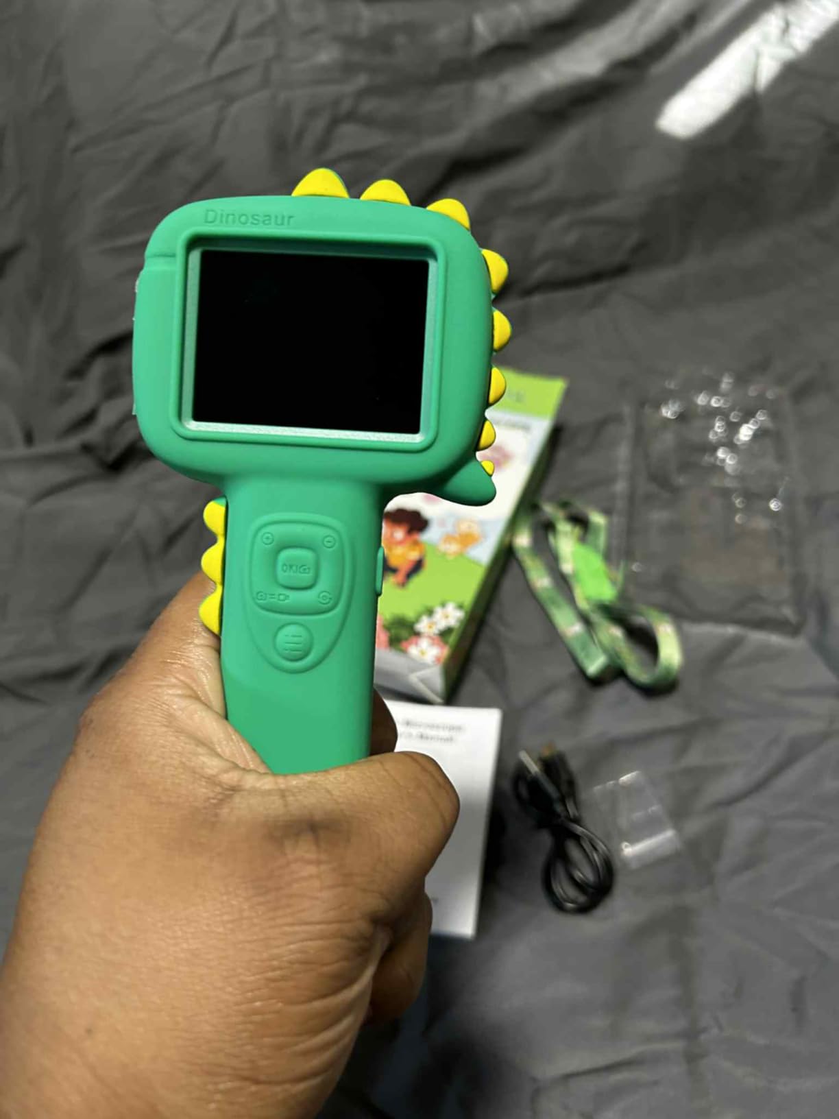 Microscope Camera for Kids Gifts Toys- Handheld Pocket Microscope Autofocus customer photo 2
