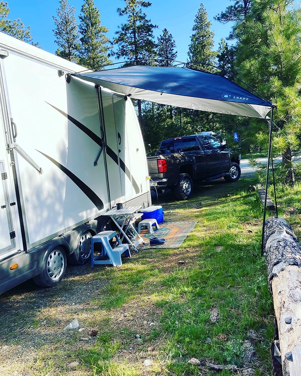 MoonShade Portable Awning for Vans, Cars, Campers and More, Large 9' x 7' customer photo 1
