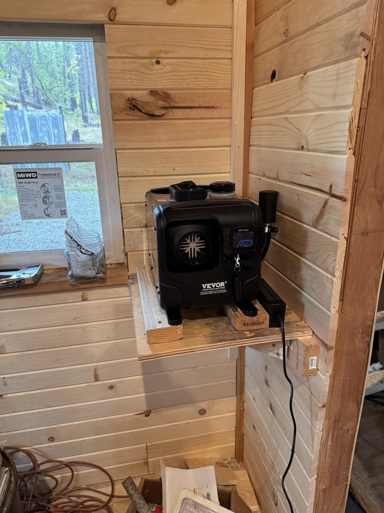 VEVOR Diesel Heater 8KW, DC 12V/24V, All in One Portable Diesel Heater with Bluetooth APP Control, Remote Control and LCD Screen, 1.3 Gal Fuel Tank for Trucks, Vans, RVs, Campers, and Garages customer photo 2