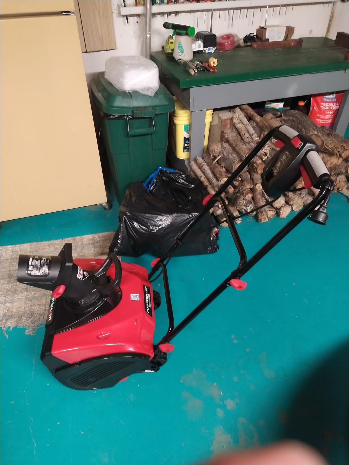 PowerSmart 21 Inch Corded Electric Snow Blower, 15 Amp, with LED Light customer photo 2