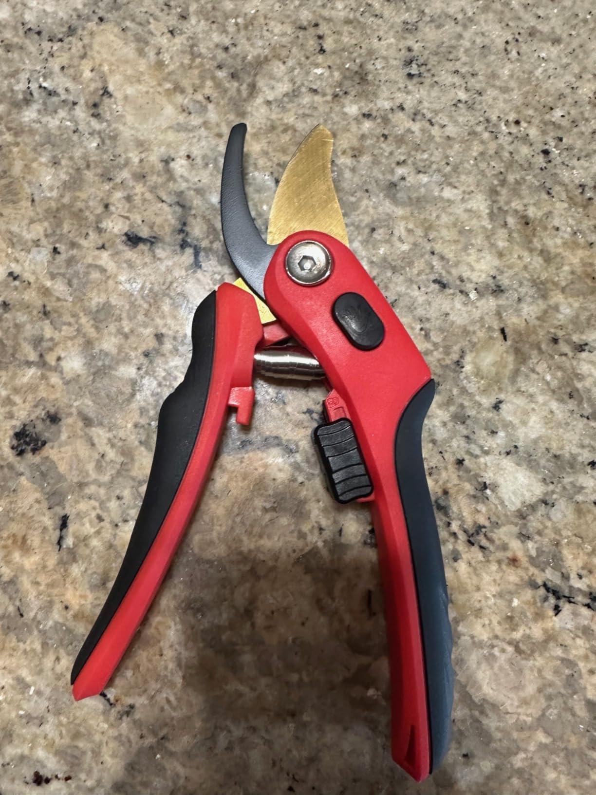 FLORA GUARD Heavy Duty Ratchet Pruning Shears, SK5 Steel Garden Clippers customer photo 2