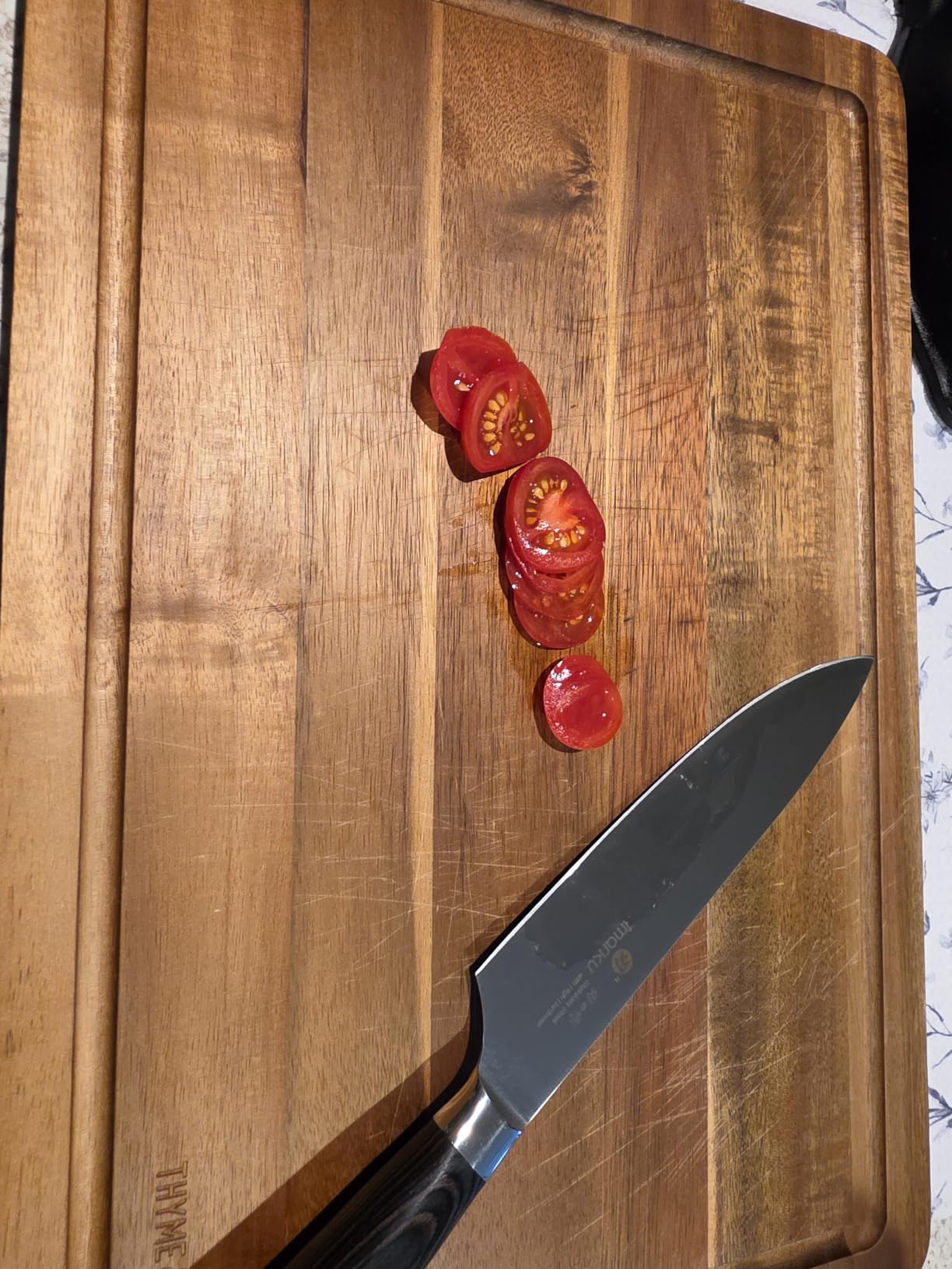 imarku Japanese High Carbon Stainless Steel Knife Set with Block, Precision-Forged Gyutou Kitchen Knives with Built-in Sharpener, Ultra-Sharp 10–15° Edge, Ergonomic Non-Slip Handle, Dishwasher Safe customer photo 1