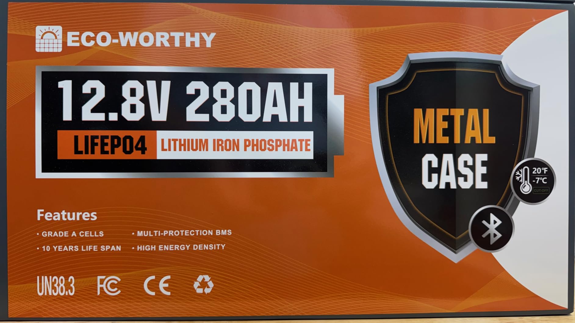 ECO-WORTHY EnergyRock 12V 280Ah Metal Case LiFePO4 Lithium Battery customer photo 1