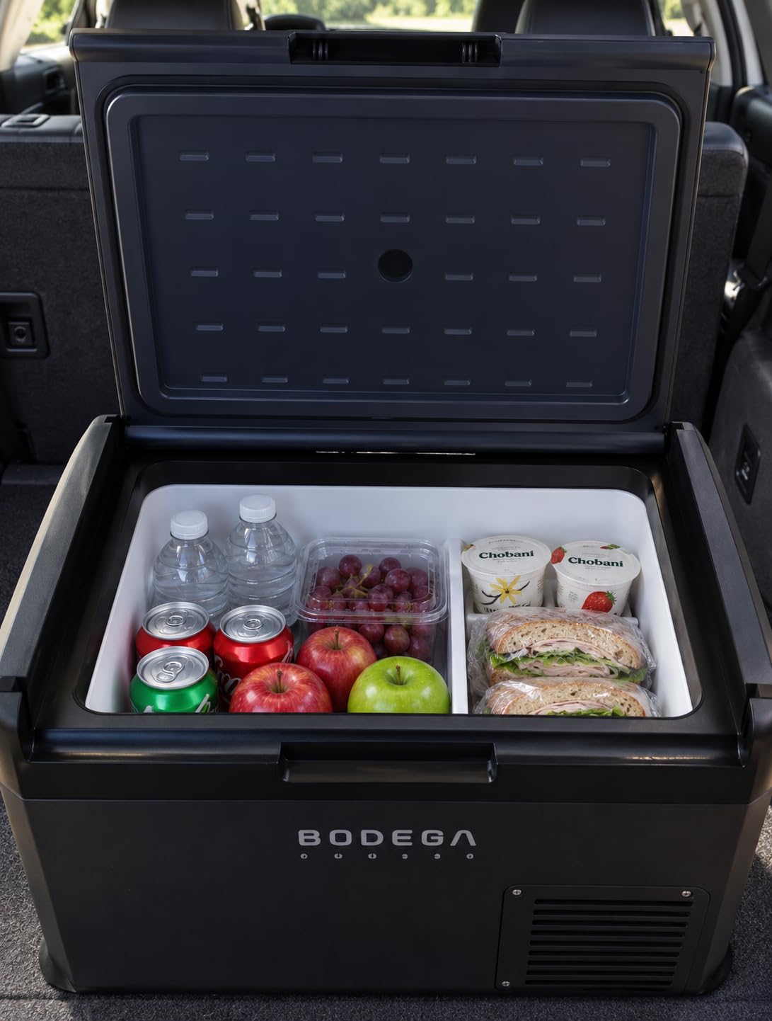 BODEGA COOLER Car Refrigerator Dual Zone,79QT Portable Freezer -4°F to 68°F, 12V Electric Cooler with Wheels & Handle, Ultra-Quiet ≤31dB, Fast Cooling for Camping, RV, Van Life & Road Trips customer photo 2