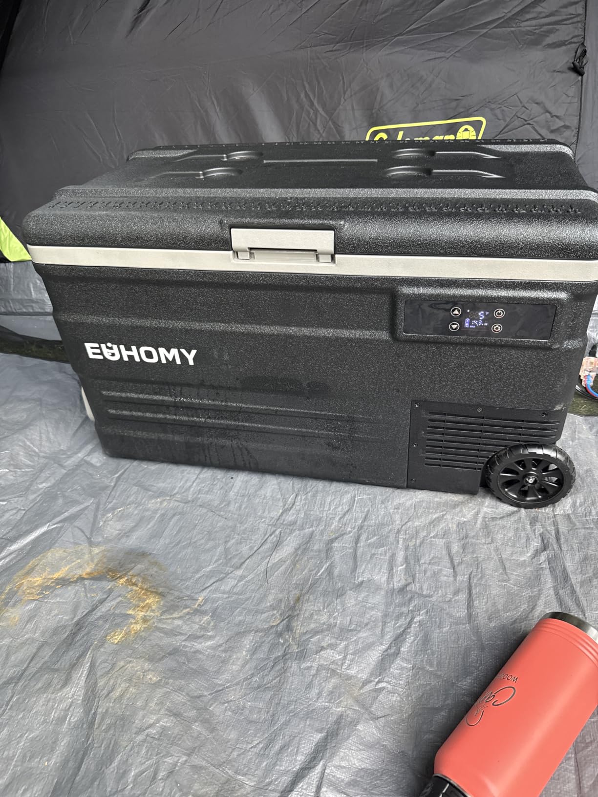 EUHOMY 80QT 12 Volt Refrigerator Dual Zone -4℉-68℉ 12V Refrigerator for Car customer photo 2