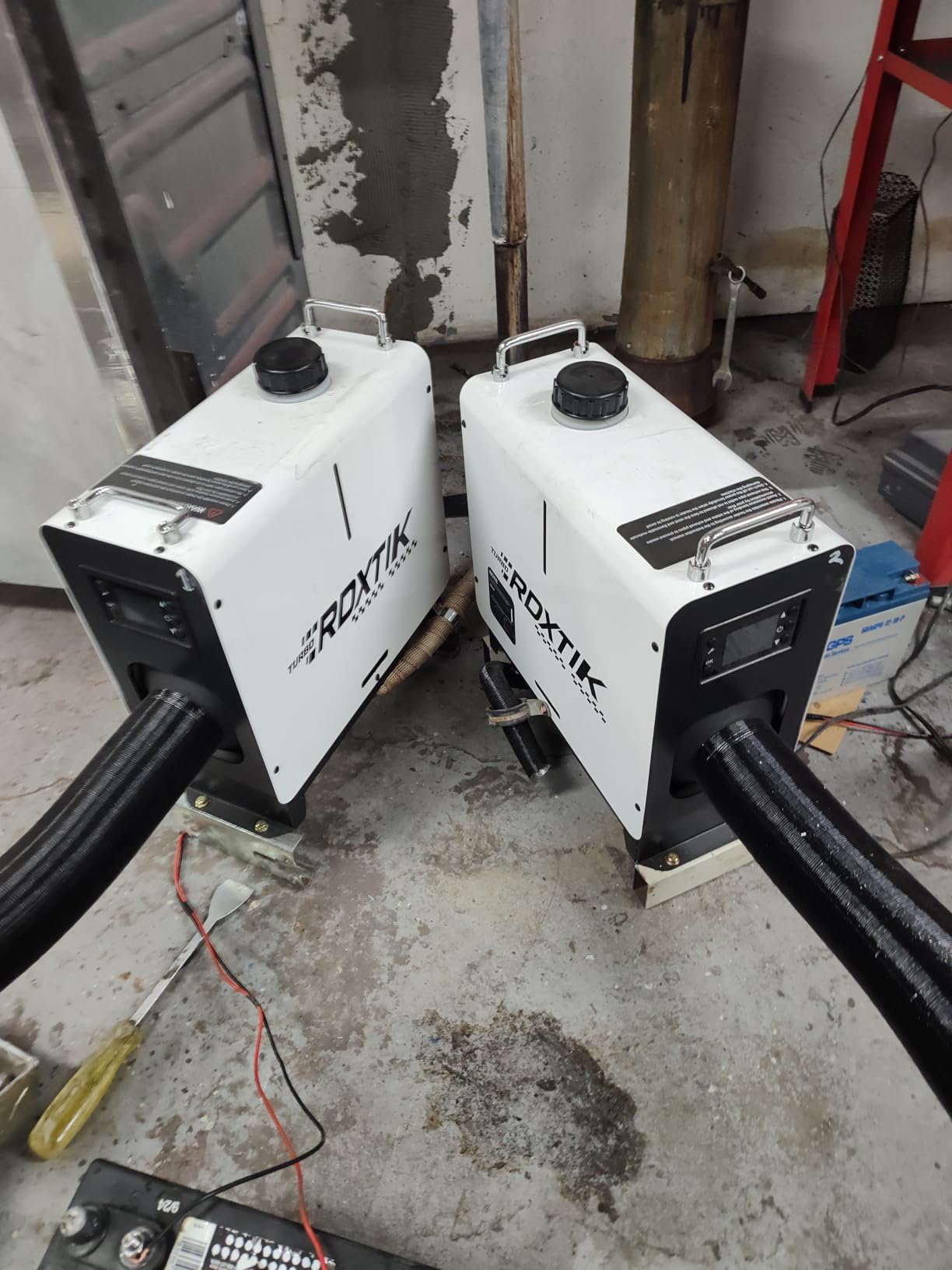 8L Diesel Heater, 8KW 12V/24V/110V/240V All in One Diesel Heater with LCD Switch, Remote Control, Muffler for Truck, RV, Home, Car, Campers, Boat, White customer photo 1