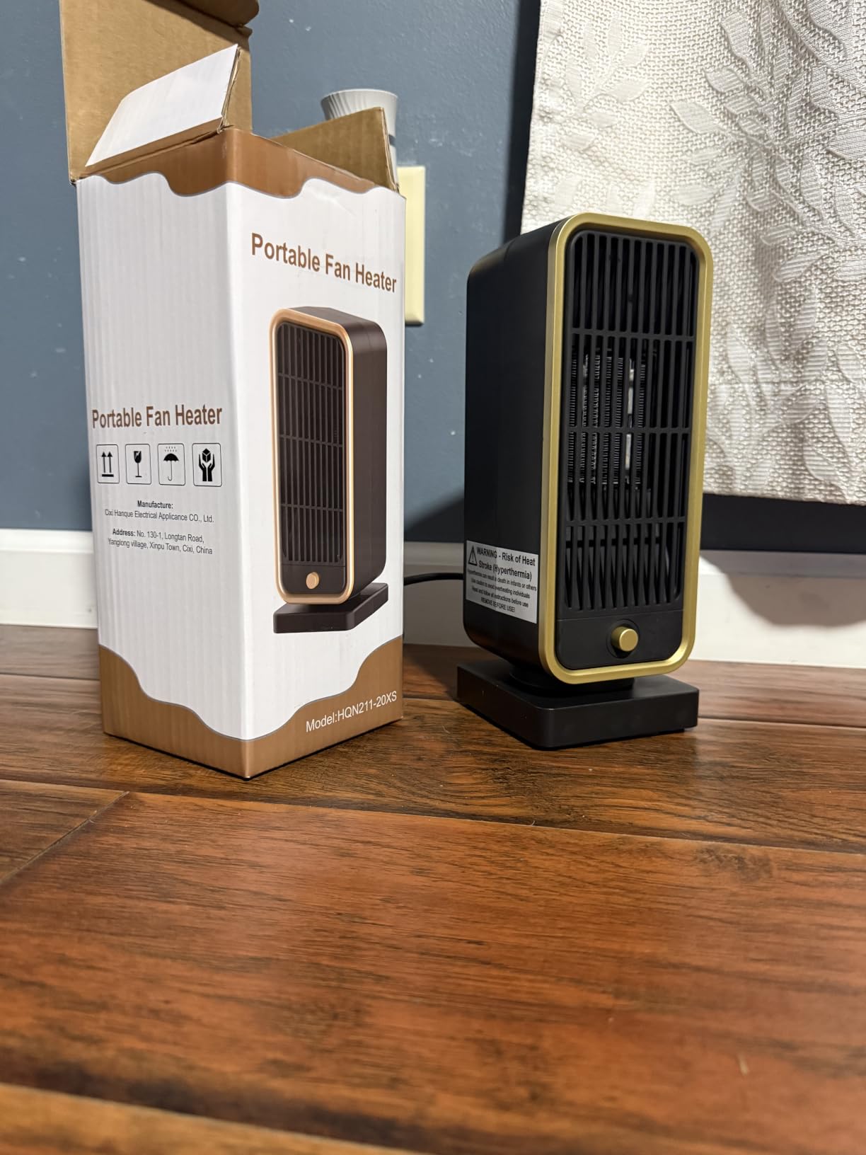 Omber 7000W Electric Garage Heater, 240V Graphene Heating, Hardwired, Yello customer photo 2