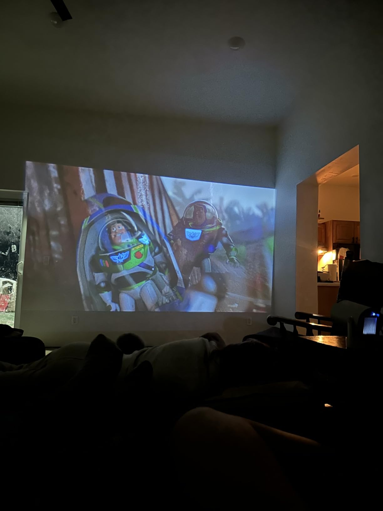 Mini Projector with WiFi 6 and BT 5.4, Built-in Apps 2026 Upgraded customer photo 1
