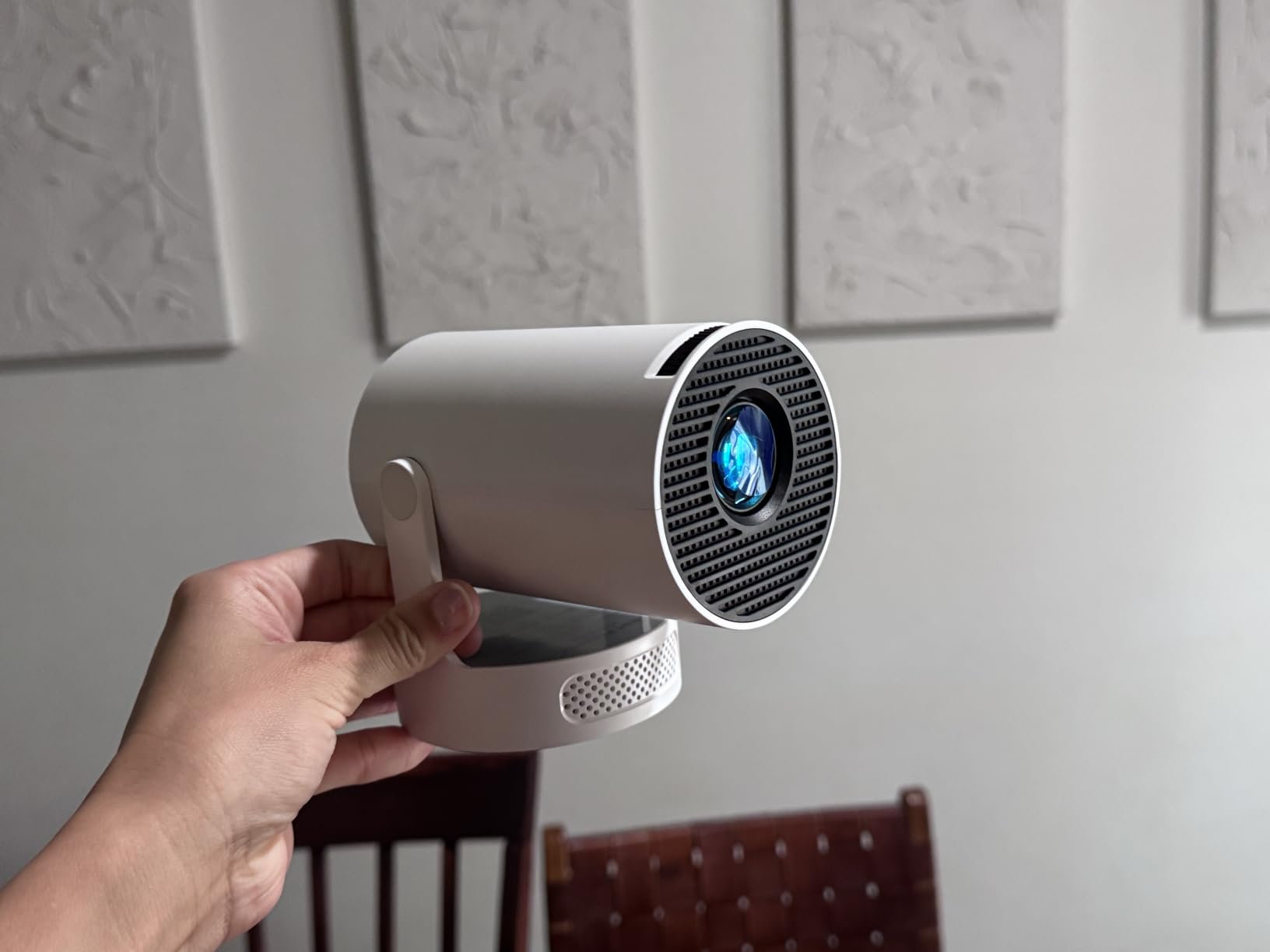Mini Projector with WiFi 6 and BT 5.4, Built-in Apps 2026 Upgraded customer photo 2