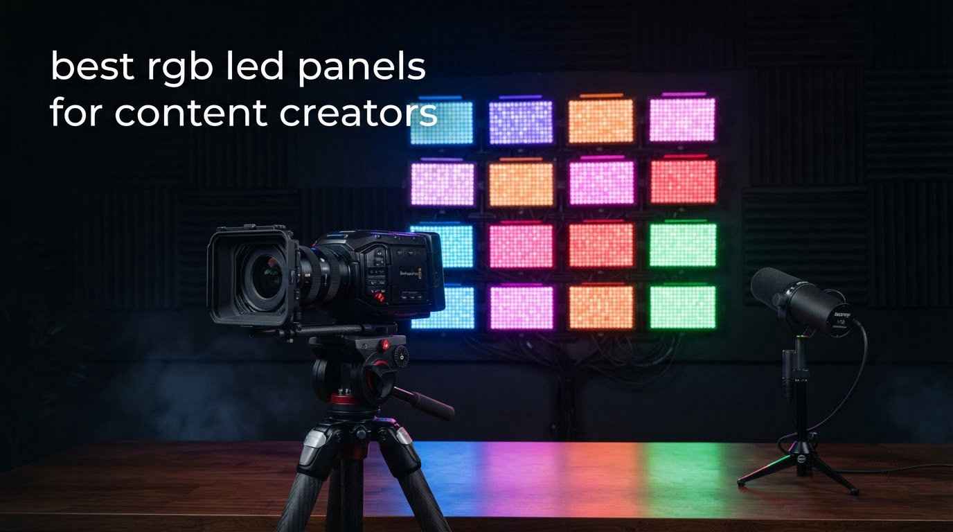 best rgb led panels for content creators
