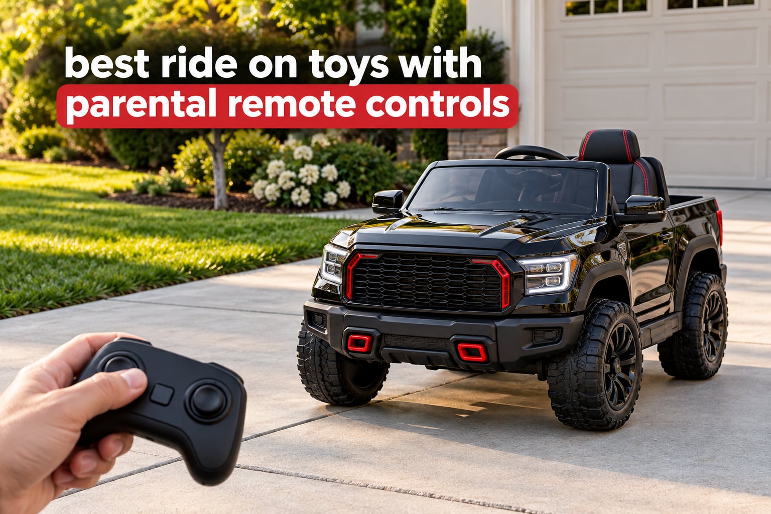 best ride on toys with parental remote controls