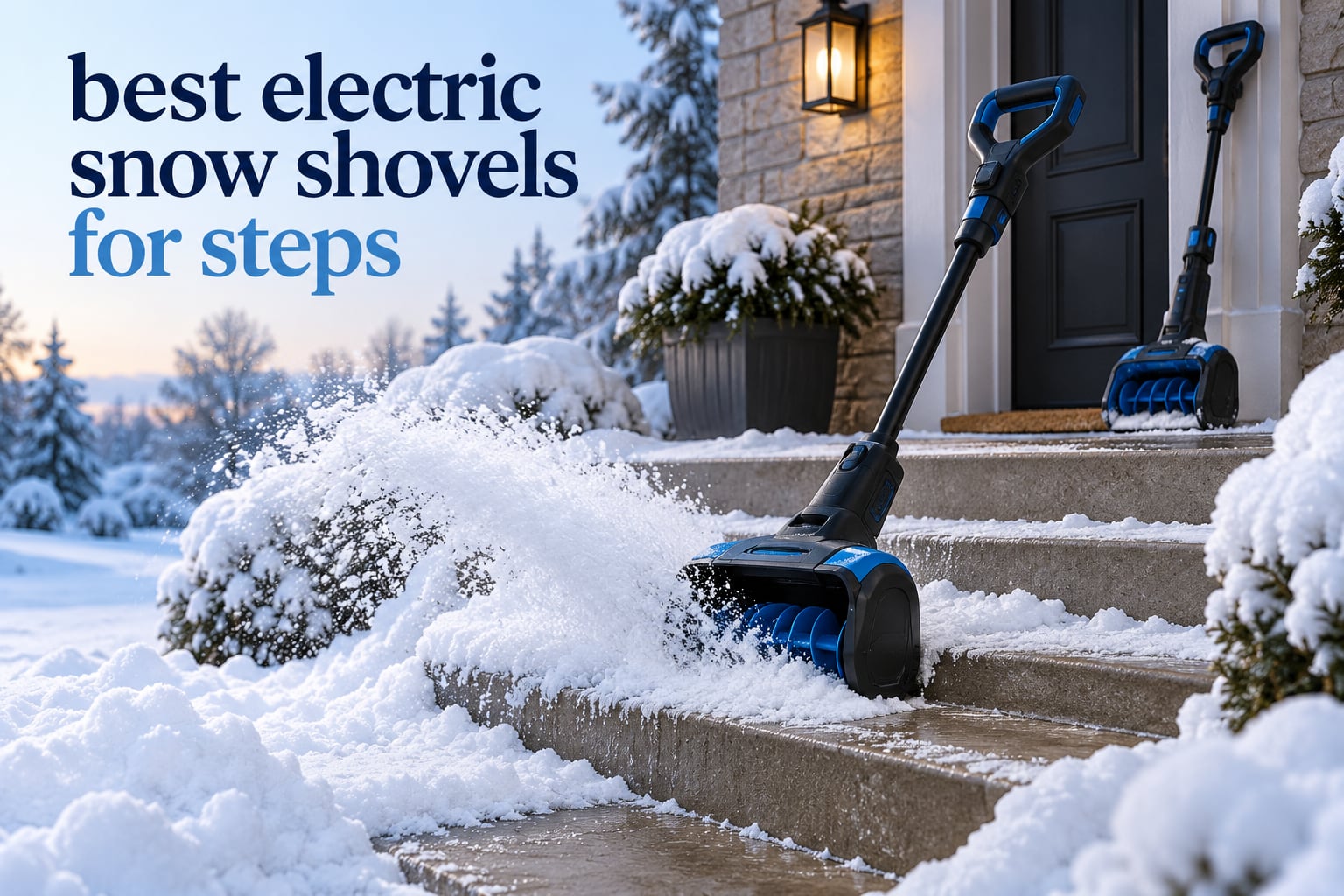 best electric snow shovels for steps