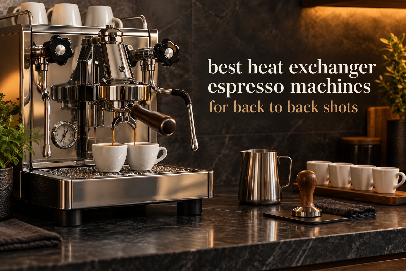 best heat exchanger espresso machines for back to back shots