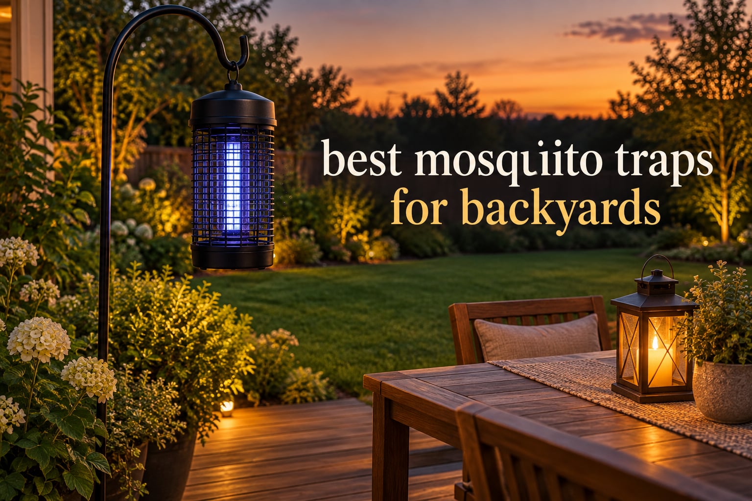 best mosquito traps for backyards