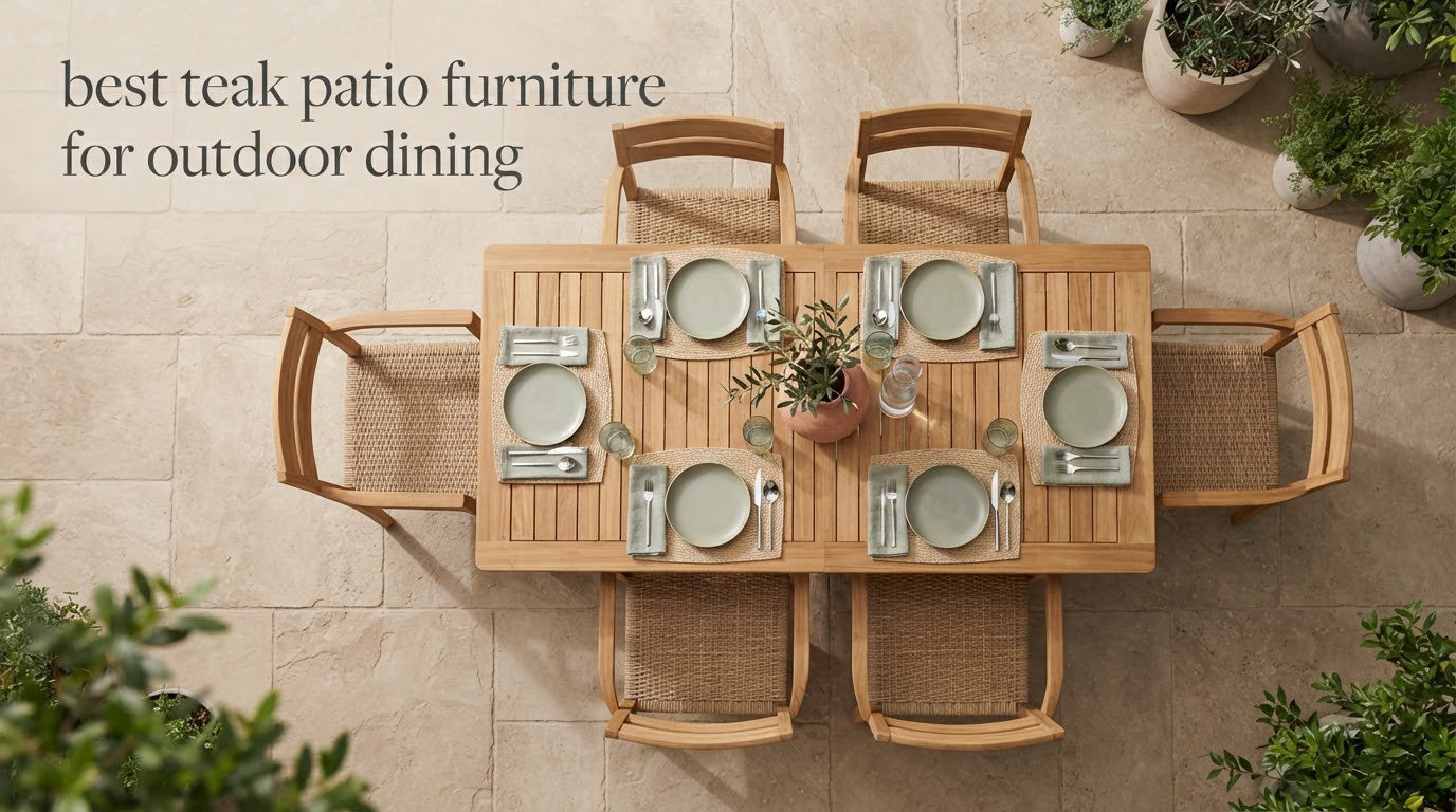 best teak patio furniture for outdoor dining