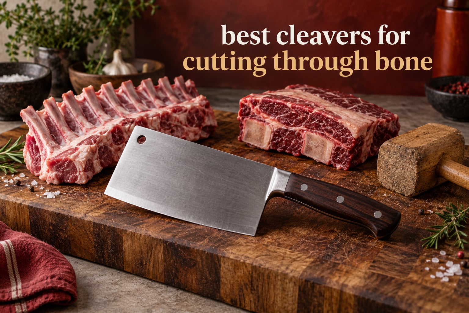 best cleavers for cutting through bone