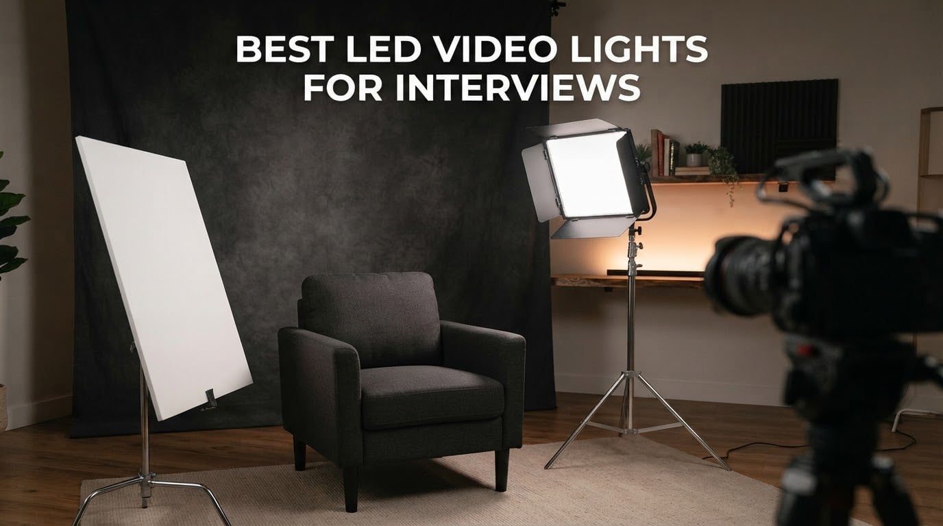 best led video lights for interviews