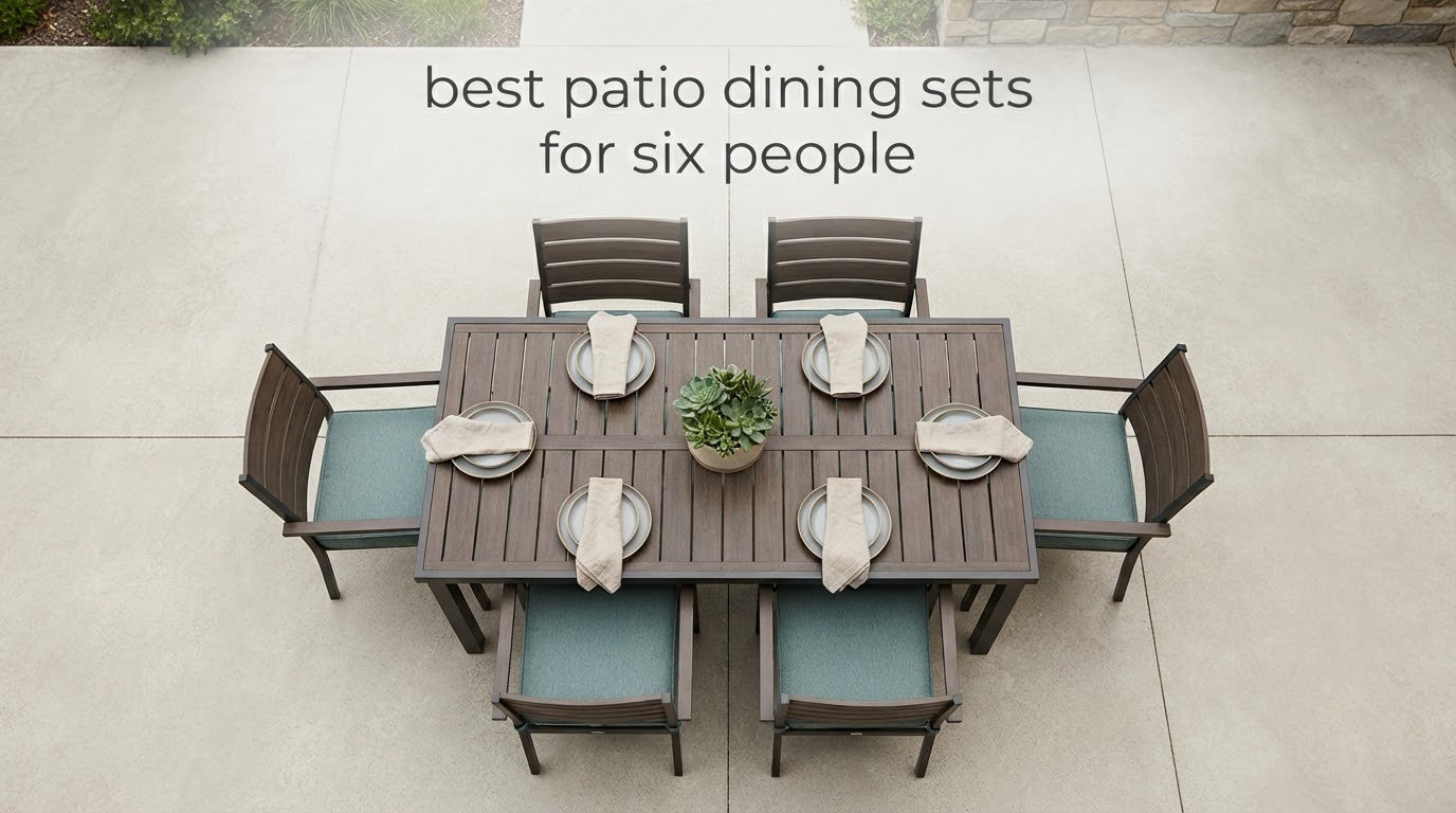 best patio dining sets for six people