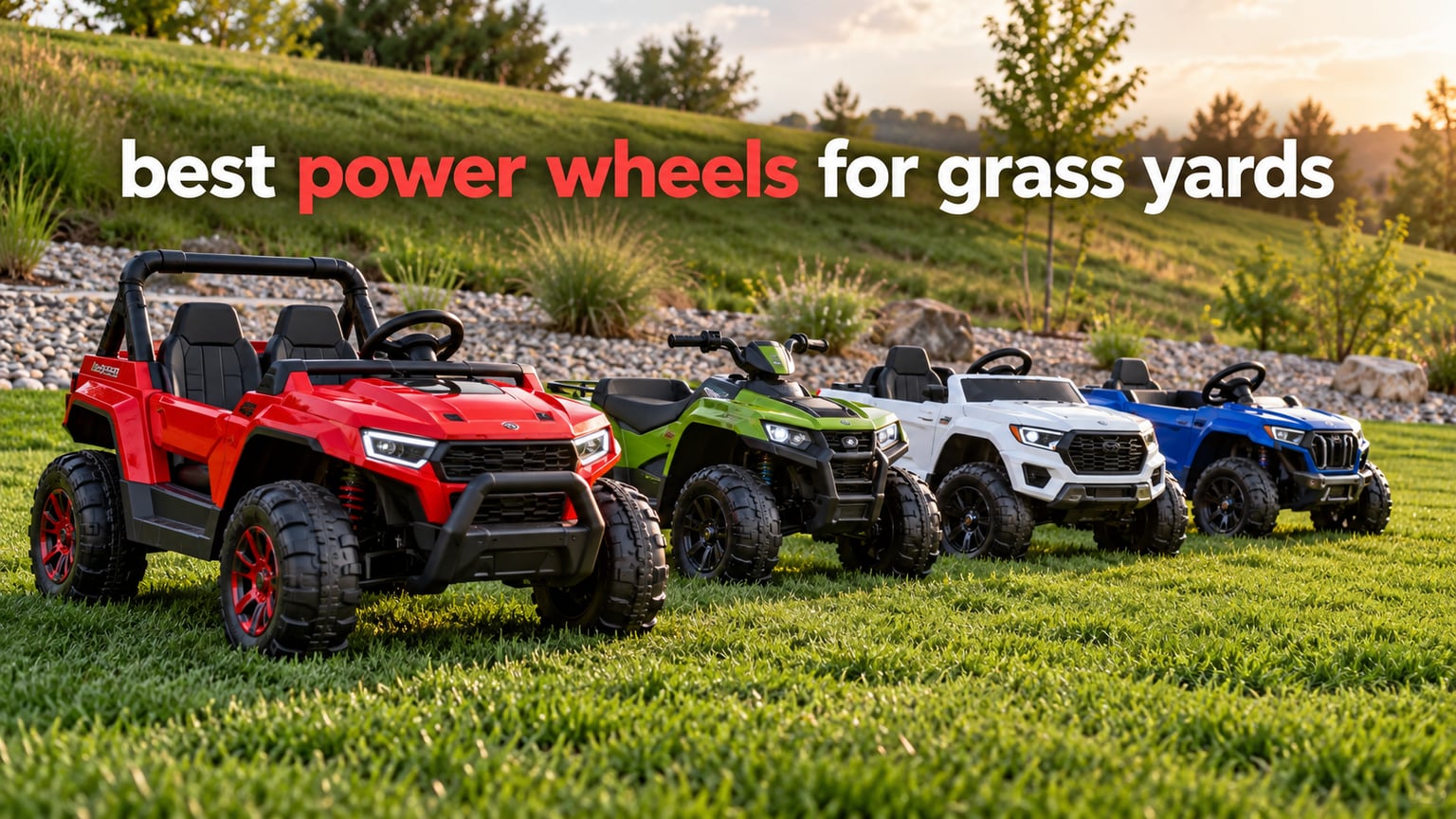 best power wheels for grass yards