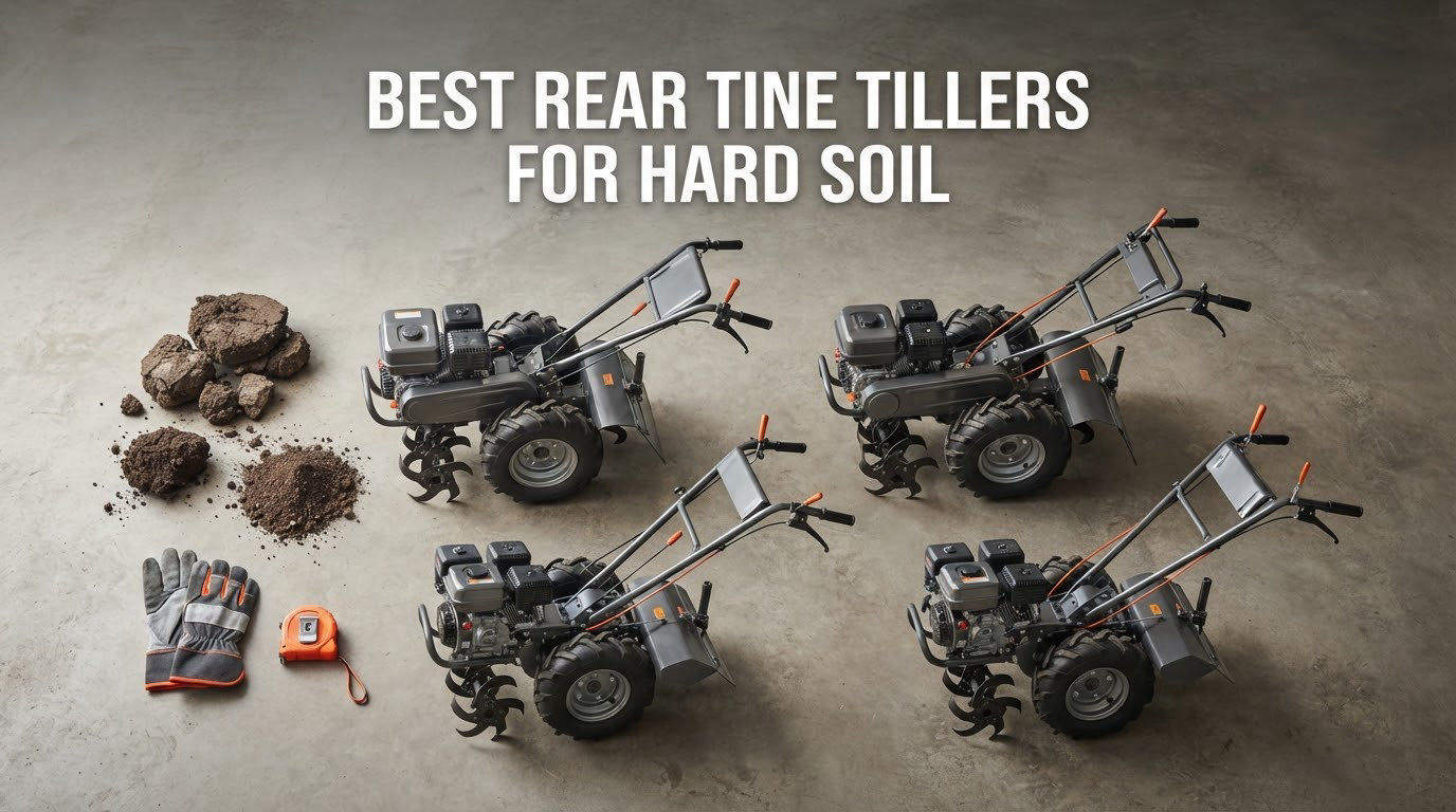 best rear tine tillers for hard soil