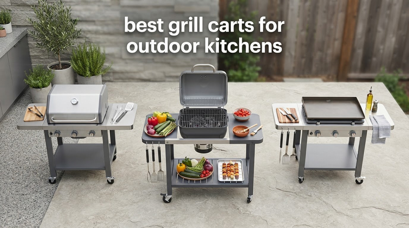 best grill carts for outdoor kitchens