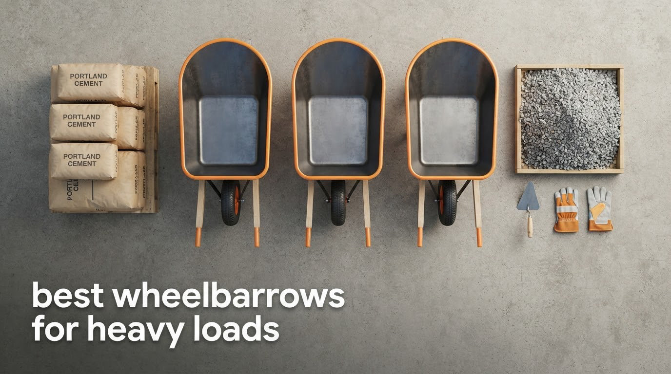 best wheelbarrows for heavy loads