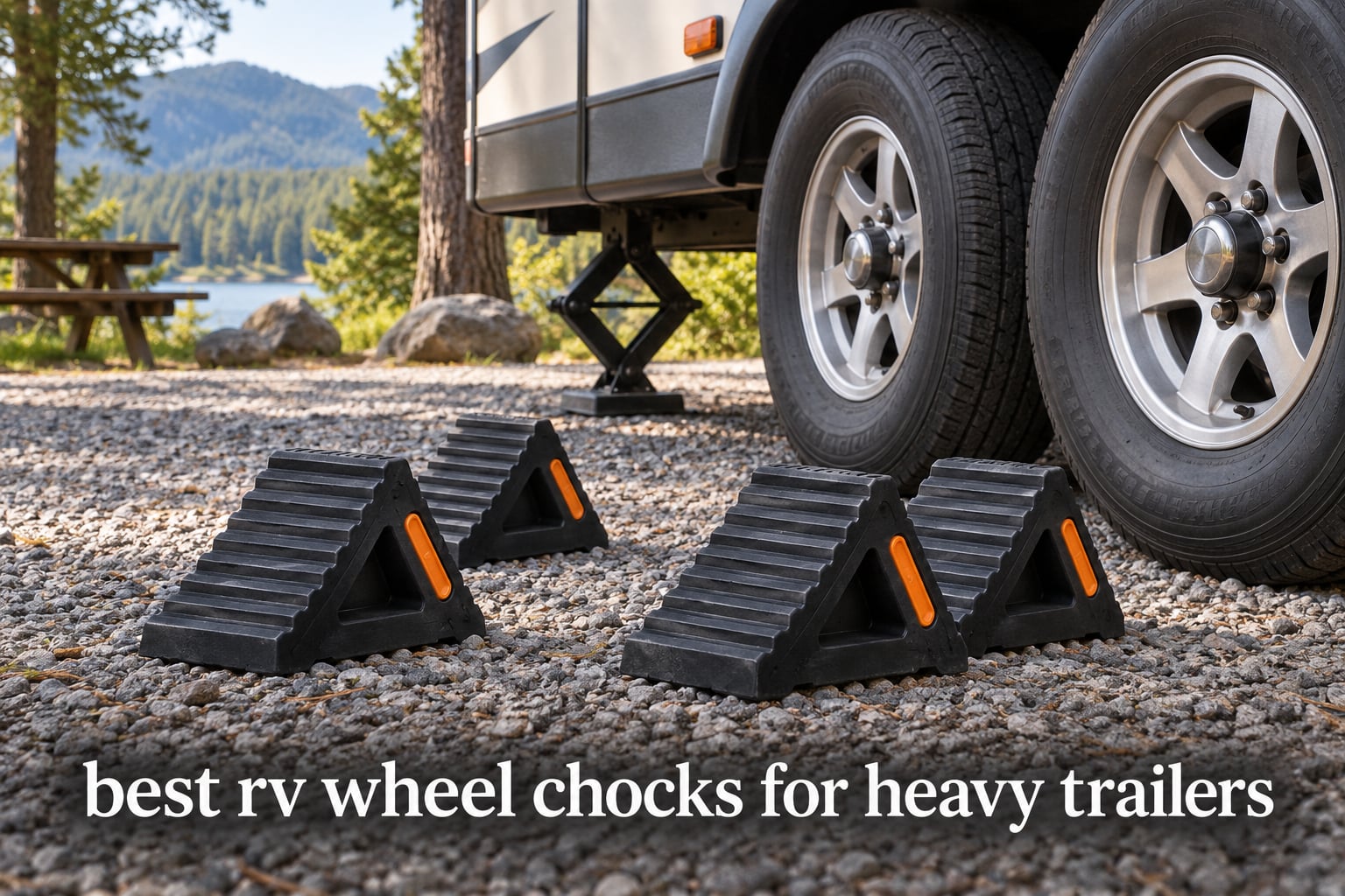 best rv wheel chocks for heavy trailers